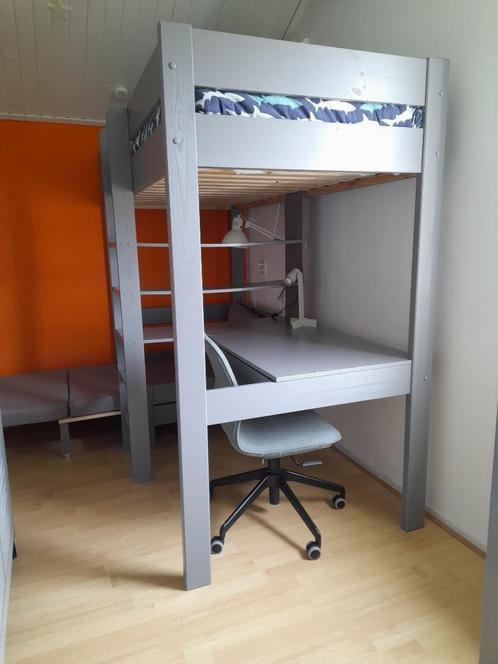 Hoogslaper, Huis en Inrichting, Slaapkamer | Stapelbedden en Hoogslapers, Zo goed als nieuw, Hoogslaper, 90 cm, 200 cm, Eenpersoons