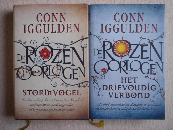 De Rozenoorlogen 1 + 2 Hardcovers - Conn Iggulden, Boeken, Historische romans, Gelezen, Ophalen