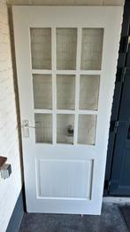 Hardhouten binnendeur / deur, Ophalen, Gebruikt, 80 tot 100 cm, Binnendeur