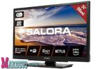 Salora 24" Travel Smart TV 12/230 Volt Smart, Wi-Fi, DVD, Audio, Tv en Foto, Televisies, Overige merken, Salora, LED, Nieuw