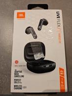 JBL live flex zwart nieuw in doos met noise cancelling, Ophalen of Verzenden, Nieuw, In gehoorgang (in-ear), Bluetooth