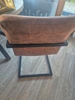 3 Leen Bakker Eetkamerstoelen, Huis en Inrichting, Gebruikt, Ophalen of Verzenden, Metaal, Industrieel