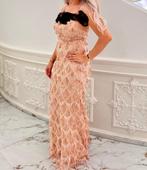 Galajurk feestjurk abiye maat m/l, Ophalen of Verzenden, Zo goed als nieuw, Blauw, Galajurk