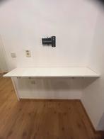 Neerklapbaar Wandbureau - Ruimtebesparend!, Huis en Inrichting, Bureaus, Ophalen, Gebruikt