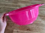 roze vergiet, 24 cm, Ophalen of Verzenden, Zo goed als nieuw
