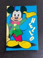 Postkaart Disney Mickey Mouse 'Hello', Zo goed als nieuw, Verzenden