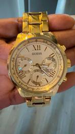 Guess goudkleurig horloge, Ophalen of Verzenden, Zo goed als nieuw, Staal, Guess