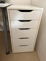 Ikea ladeblok Alex, Huis en Inrichting, Kasten | Ladekasten, Ophalen, Minder dan 50 cm, 5 laden of meer, Zo goed als nieuw