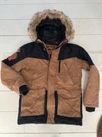 SuperDry winterjas mt L, Maat 52/54 (L), Bruin, Ophalen of Verzenden, Gedragen