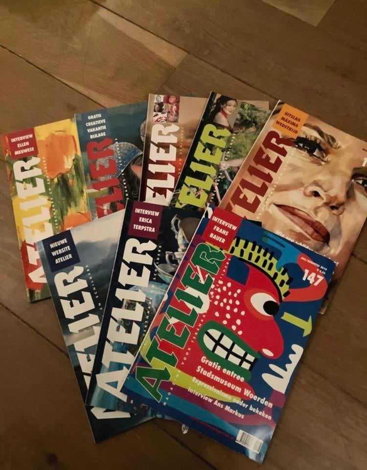 8x Tijdschrift Atelier - Oudere Nummers in Goede Staat, Boeken, Tijdschriften en Kranten, Ophalen of Verzenden, Zo goed als nieuw