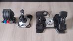 Logitech flight sim joystick, throttle en rudder pedals, Ophalen, Zo goed als nieuw, Logitech