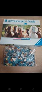 Ravensburger Puzzel 1000 paarden, Ophalen of Verzenden, 500 t/m 1500 stukjes, Zo goed als nieuw