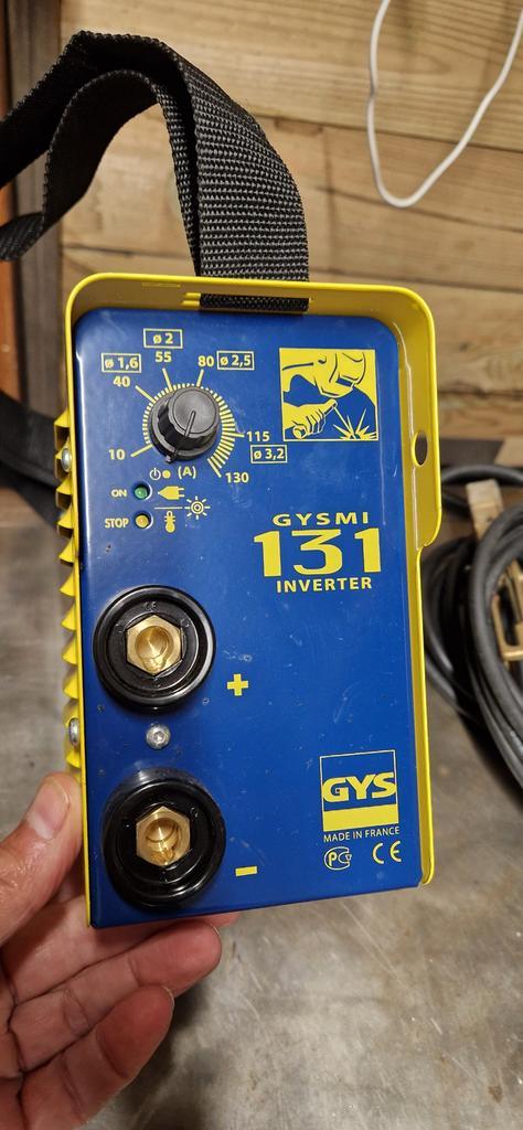 GYSMI 131 Lasapparaat in koffer, Doe-het-zelf en Verbouw, Gereedschap | Lasapparaten, Gebruikt, Elektroden, Minder dan 150 ampère