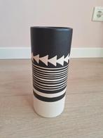 FEST Amsterdam Vaas - Zwart-wit Design, grafische print, Ophalen of Verzenden, Gebruikt, Zwart, Minder dan 50 cm