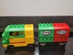 Duplo locomotief "vracht" groen, met garantie, Lego Systems A/S, Gebruikt, Aastvej 1 – 7190 Billund - Denemarken, Ophalen of Verzenden