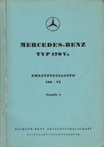 Mercedes Benz 170 V handleiding instructieboek 1950, Auto diversen, Ophalen of Verzenden