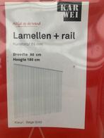 Lamellen 90x180 cm beige - raamdecoratie, Ophalen, Beige, 50 tot 100 cm, Zo goed als nieuw
