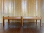 Set/2 Mid Century Wilhelm Knoll bijzettafels / nachtkastjes, Huis en Inrichting, Slaapkamer | Bedden, Ophalen, Gebruikt, Eenpersoons