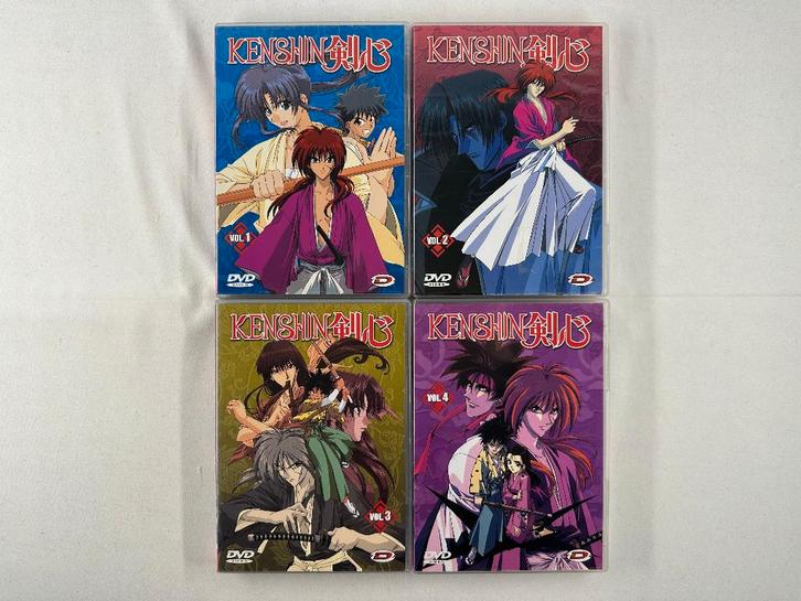 Kenshin Vol. 1 tm Vol. 4 Japanse Anime DVD tv-serie, Cd's en Dvd's, Dvd's | Tekenfilms en Animatie, Gebruikt, Anime (Japans), Tekenfilm