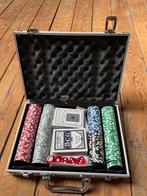 Pokerset in koffer maar 1 x gebruikt zgan, Ophalen, Zo goed als nieuw