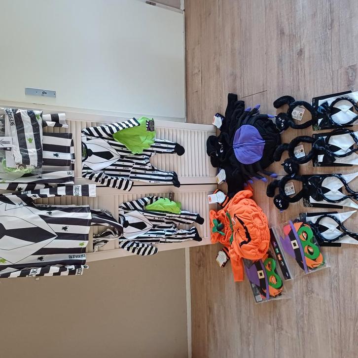 Partij (kan ook los)nieuwe Halloween kleding en accessoires, Kinderen en Baby's, Carnavalskleding en Verkleedspullen, Nieuw, Ophalen of Verzenden