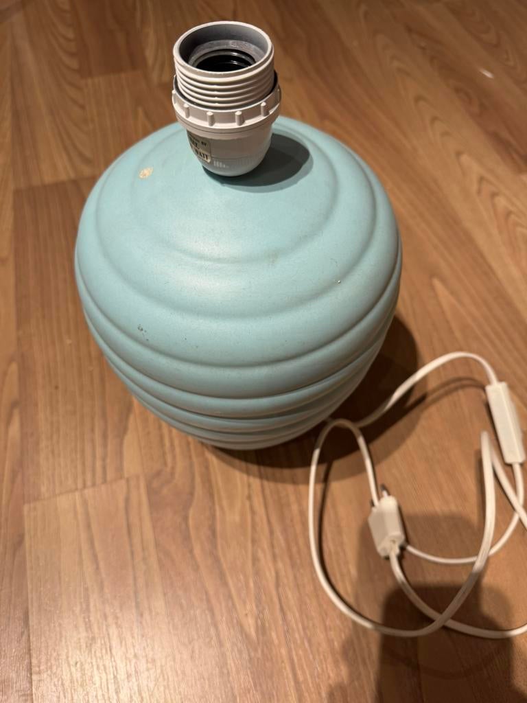 Lampenvoet aardewerk mat mintkleur, Ophalen of Verzenden, Nieuw, Minder dan 50 cm