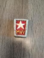Een gemaakt porseleingips gevel steentje van MVV, Ophalen of Verzenden