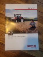 Tractor folder Steyr CVT ecotech, Boeken, Ophalen of Verzenden, Zo goed als nieuw
