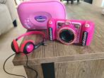 Vtech Kidizoom 5mp digitale camera met koptelefoon en tas, Ophalen of Verzenden, Zo goed als nieuw, Overige merken