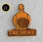 Pin Orchidee Parfum, Verzamelen, Speldjes, Pins en Buttons, Verzenden, Gebruikt