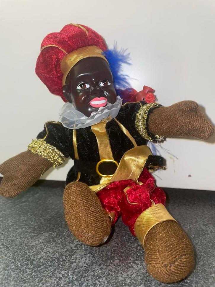 Zwarte Piet Pop - Verzamelobject/Decoratie, Kinderen en Baby's, Speelgoed | Poppen, Gebruikt, Overige typen, Ophalen of Verzenden
