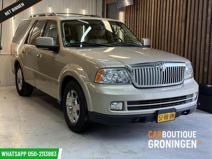 Lincoln Navigator 5.4 V8 Ultimate | 7p | NL AUTO | AUTOMAAT, Auto's, Lincoln, Bedrijf, Te koop, Navigator, 4x4, Lederen bekleding