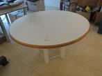 sterke ronde tafel met 5 poten, Ophalen of Verzenden, Zo goed als nieuw, Rond, Metaal