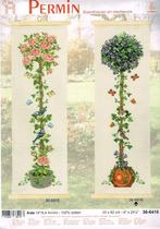 Cado permin borduurpakket schellekoord paarse bloemen 6416, Ophalen of Verzenden, Nieuw, Handborduren, Borduurpakket