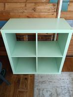 Ikea expedit/kallax mintgroen 4 vaks, Huis en Inrichting, Kasten | Wandmeubels, Ophalen, Gebruikt, Minder dan 150 cm, Minder dan 100 cm