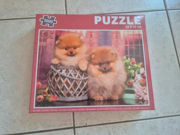 Puzzelx hondjes 1000 stukjes beschikbaar voor biedingen