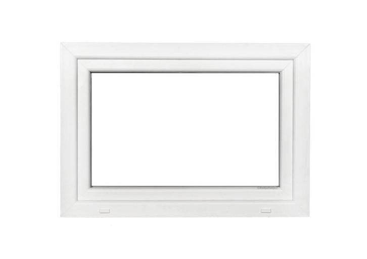 Kunststof Kozijn Draaikiep  B100 H60cm Wit, Doe-het-zelf en Verbouw, Kozijnen en Schuifpuien, Nieuw, Raamkozijn, Kunststof, Inclusief glas