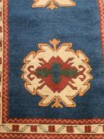 Vintage handgeknoopt oosters tapijt kars kazak 130x73, 50 tot 100 cm, 100 tot 150 cm, Gebruikt, Rechthoekig