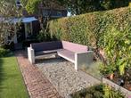 Tuinbank hoekbank incl. Kussens., Tuin en Terras, Ophalen, Gebruikt, Hout