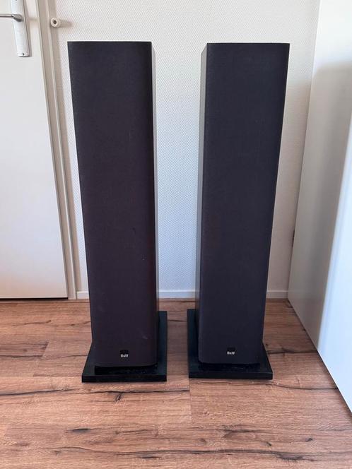 Bowers & Wilkins, B&W 684 Zuilspeakers, Audio, Tv en Foto, Luidsprekers, Gebruikt, Front, Rear of Stereo speakers, 120 watt of meer