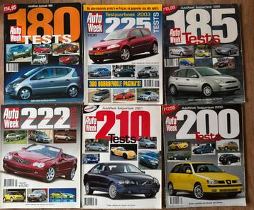 Autoweek Testjaarboeken 1998 t/m 2003 beschikbaar voor biedingen