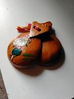Bruine houten castagnetten, Ophalen of Verzenden, Gebruikt