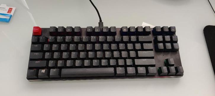 Glorious GMMK TKL custom keyboard, Computers en Software, Toetsenborden, Zo goed als nieuw, Qwerty, Bedraad, Gaming toetsenbord
