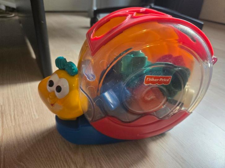 Vormenstoof Slak - Fisher Price, Kinderen en Baby's, Speelgoed | Babyspeelgoed, Gebruikt, Overige typen, Met geluid, Ophalen of Verzenden