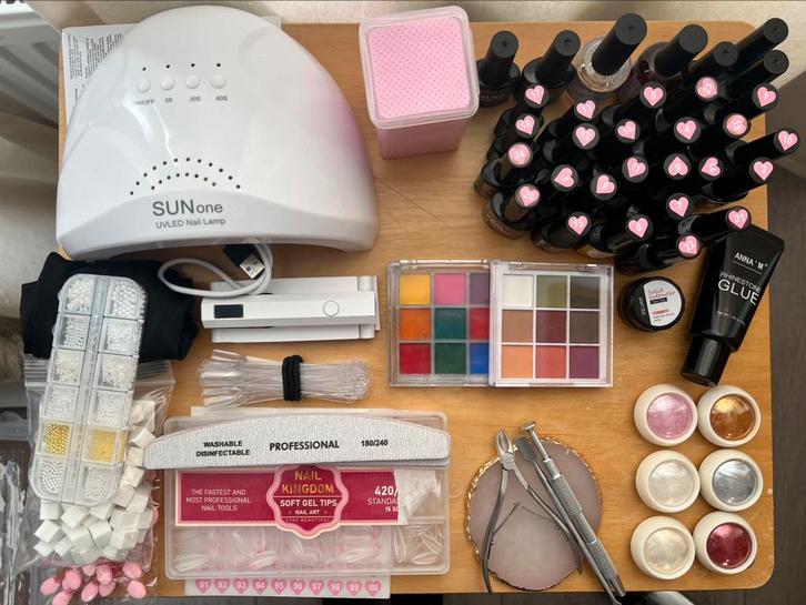 Gel Nagel Producten, Sieraden, Tassen en Uiterlijk, Uiterlijk | Cosmetica en Make-up, Zo goed als nieuw, Handen en Nagels, Wit