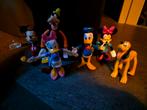 Set rubberen Disney figuren – 6 stuks, Verzamelen, Disney, Ophalen of Verzenden, Mickey Mouse, Zo goed als nieuw, Beeldje of Figuurtje