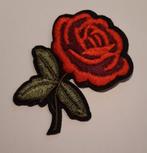 Roos Strijkembleem  6 cm x 6 cm Nieuw, Hobby en Vrije tijd, Nieuw, T, Ophalen of Verzenden, H