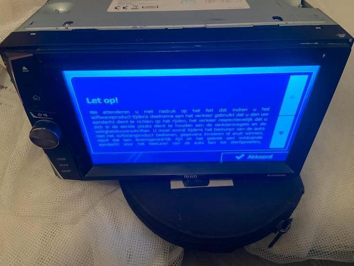 autoradio navigatie 2din Compleet, Auto diversen, Autonavigatie, Gebruikt, Ophalen of Verzenden