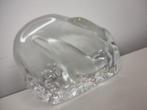 Vintage 1980 glas art  - Dolfijn, Ophalen of Verzenden