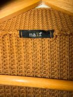 Naïf Cognac Vest Lange Lengte Grove Steek, Ophalen of Verzenden, Zo goed als nieuw